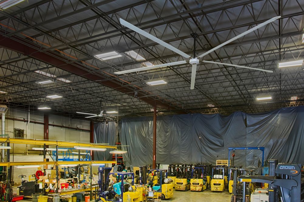 Connected HVLS fans a cool solution for increasing energy efficiency and comfort